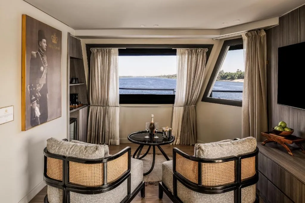Cabin aboard the Historia The Boutique Nile Cruise Nile cruise